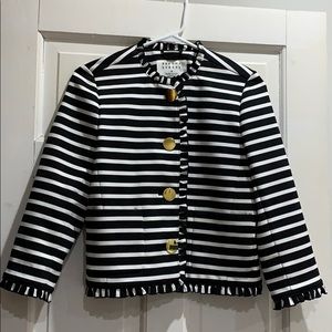 Kate Spade Stripe Ponte Jacket